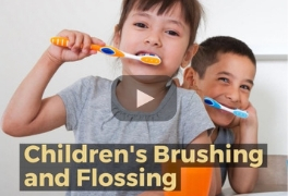 Childrens Brushing and Flossing
