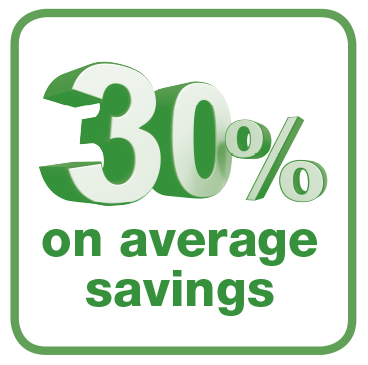 30% on Average Savings