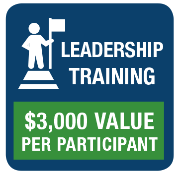 $3,000 Value Per Participant in Leadership Training