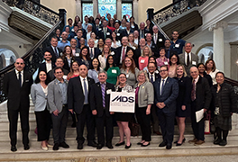 MDS members at Beacon Hill Day at the Massachusetts State House