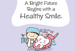 Cover of Children's Oral Health brochure graphic
