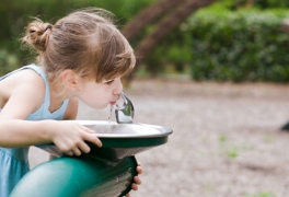 Fluoride water fountain